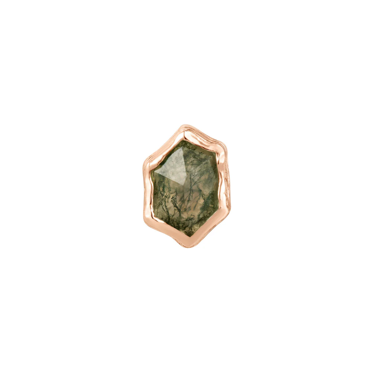 Pump up the Volume Moss Agate — Buddha