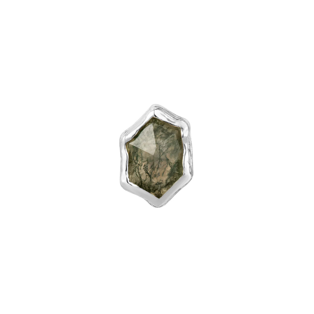 Pump up the Volume Moss Agate — Buddha
