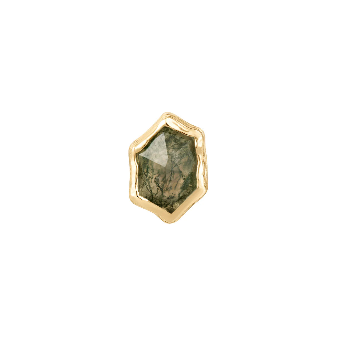 Pump up the Volume Moss Agate — Buddha