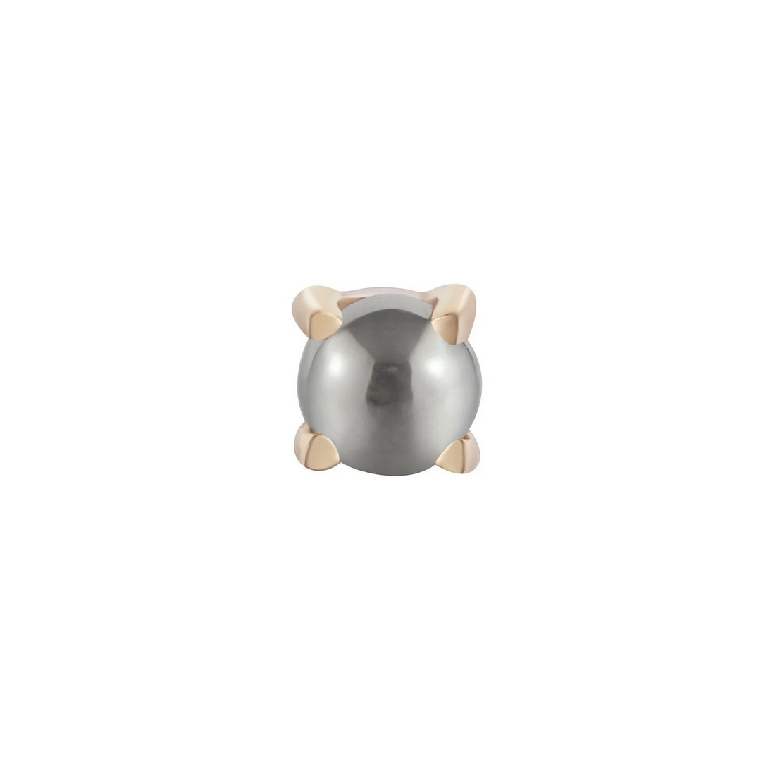 Prong Set Gem with Pyrite — Buddha