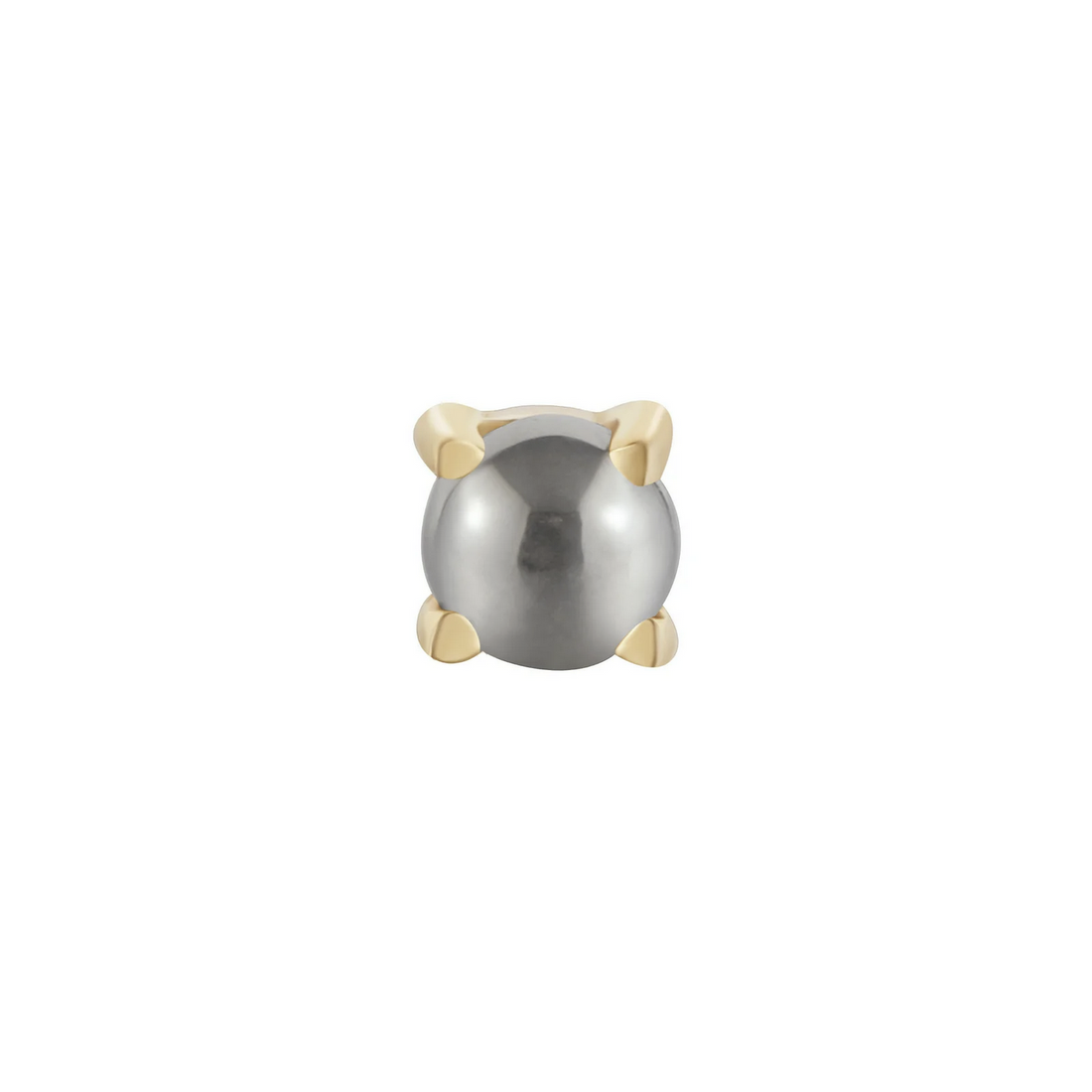 Prong Set Gem with Pyrite — Buddha