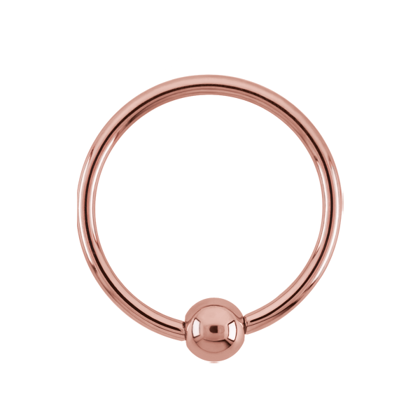 Gold Captive Bead Ring