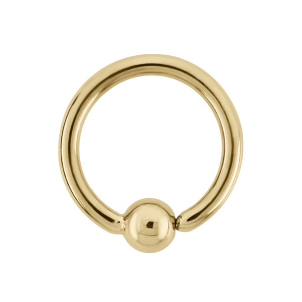 Gold Fixed Bead Ring