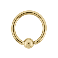 Gold Fixed Bead Ring