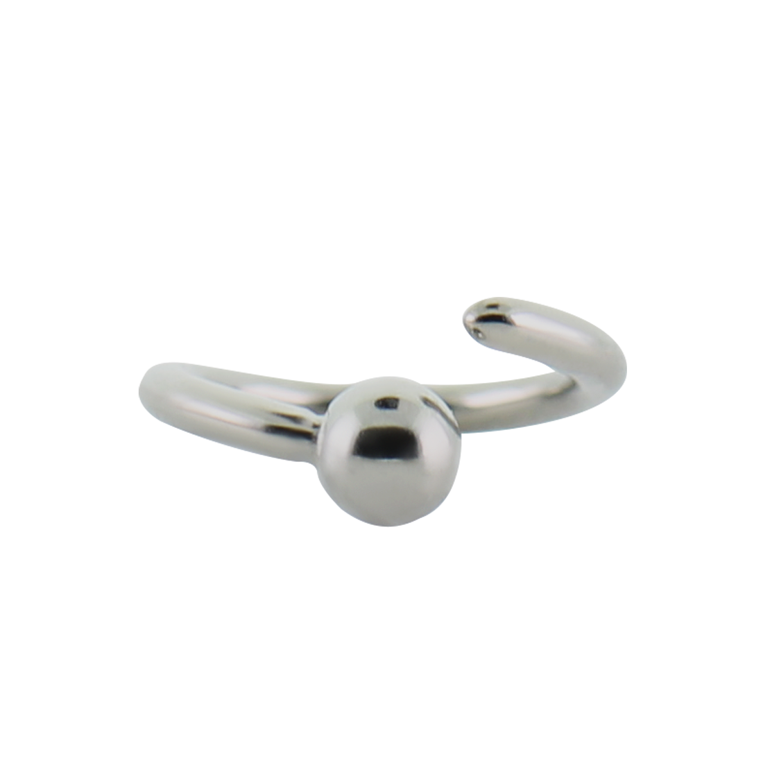 Stainless Steel Fixed Bead Ring