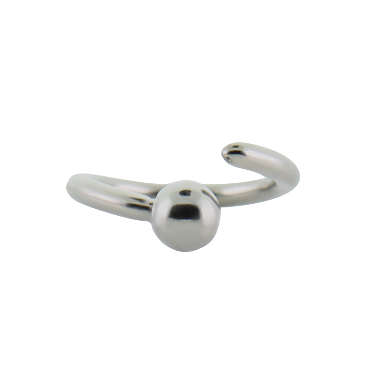 Stainless Steel Fixed Bead Ring