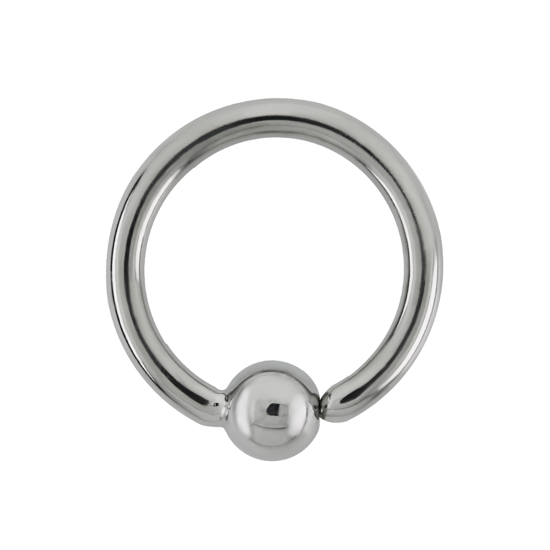 Stainless Steel Fixed Bead Ring