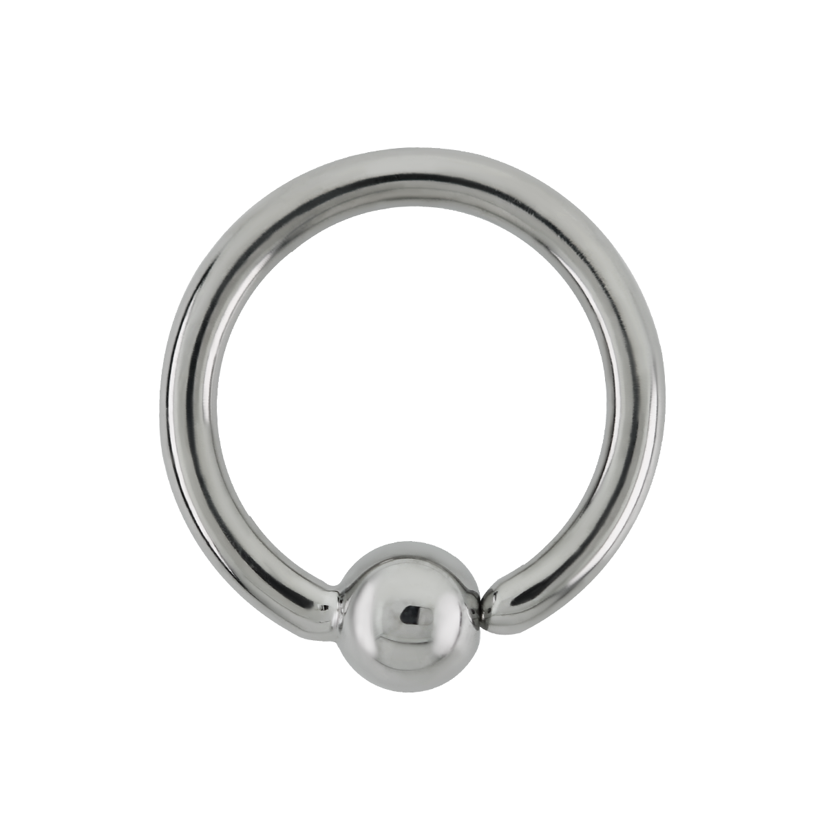 Stainless Steel Fixed Bead Ring