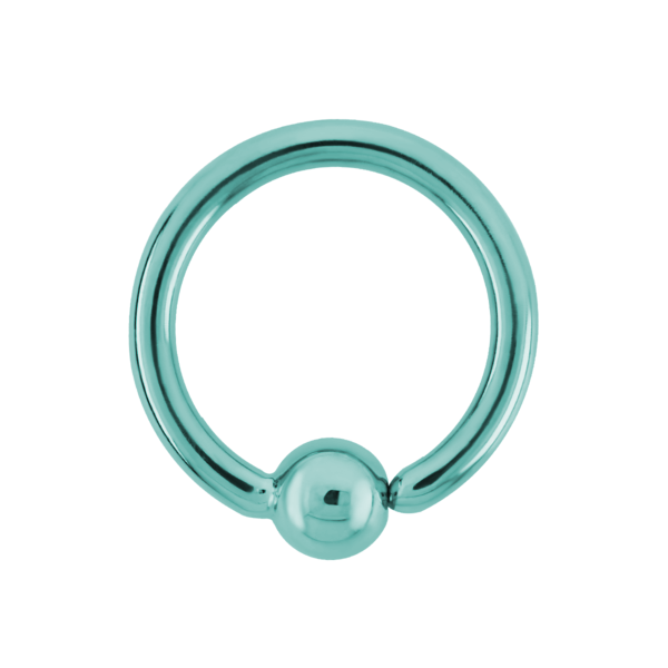 Titanium Fixed Bead Ring