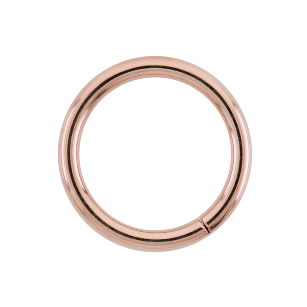 Gold Flat End Seam Ring
