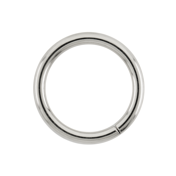 Gold Flat End Seam Ring