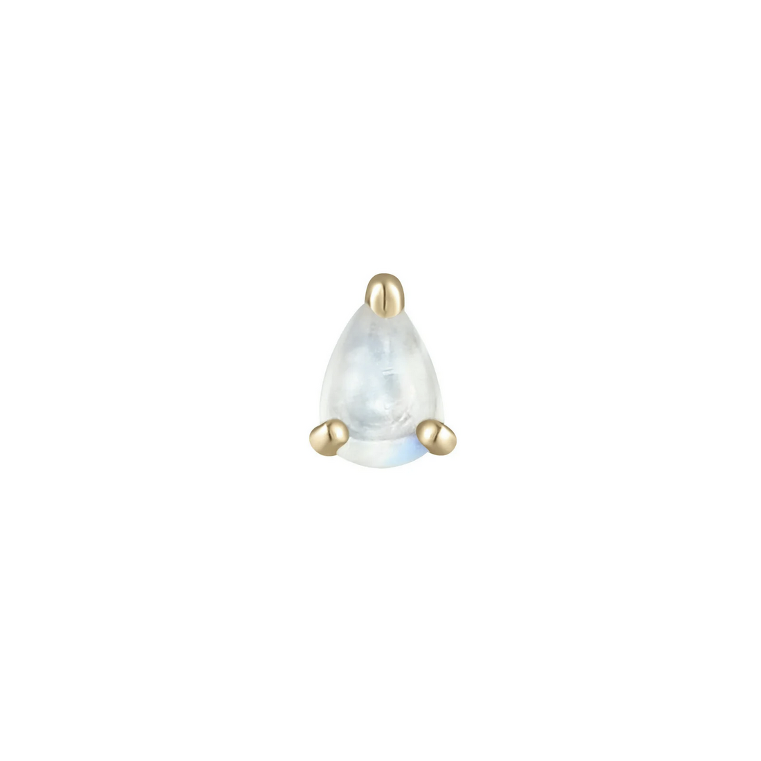 Prong Pear with Rainbow Moonstone From Buddha