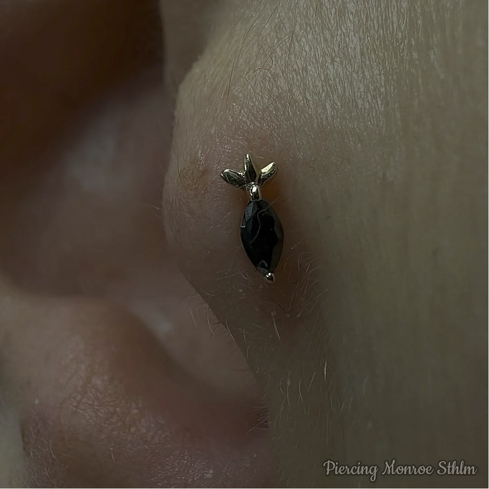 Rana with Black CZ — Junipurr