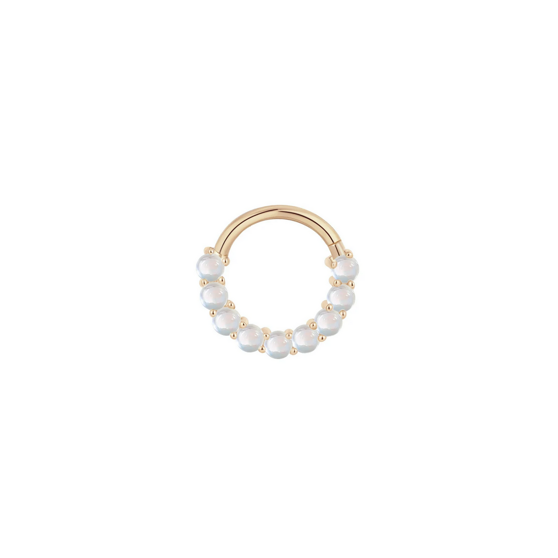 Revel Clicker with Rainbow Moonstone — Buddha