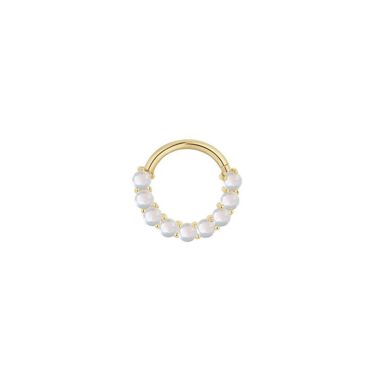 Revel Clicker with Rainbow Moonstone — Buddha