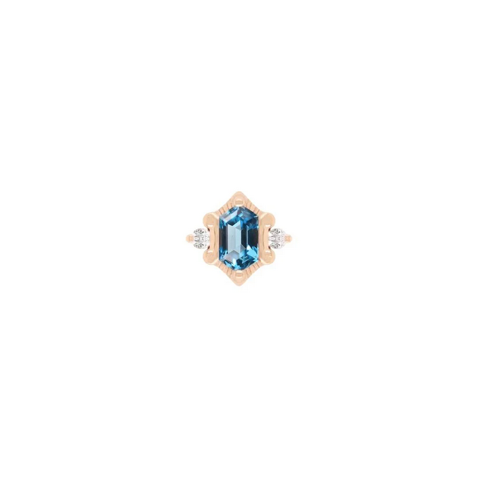 Reyna with London Blue Topaz — Buddha