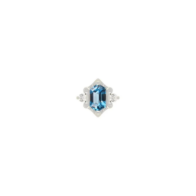 Reyna with London Blue Topaz — Buddha