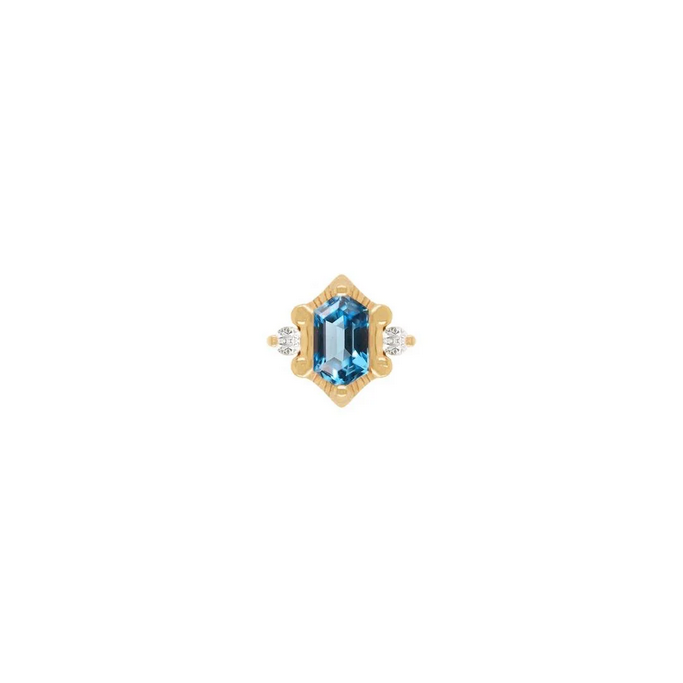 Reyna with London Blue Topaz — Buddha