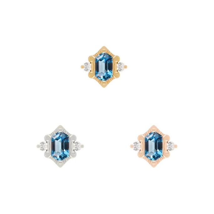 Reyna with London Blue Topaz — Buddha