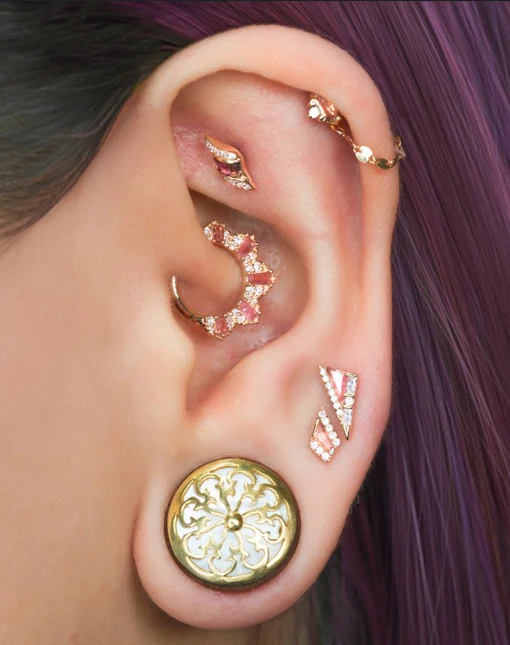 Reyna with Pink Tourmaline — Buddha