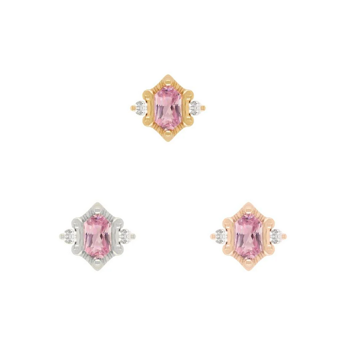 Reyna with Pink Tourmaline — Buddha