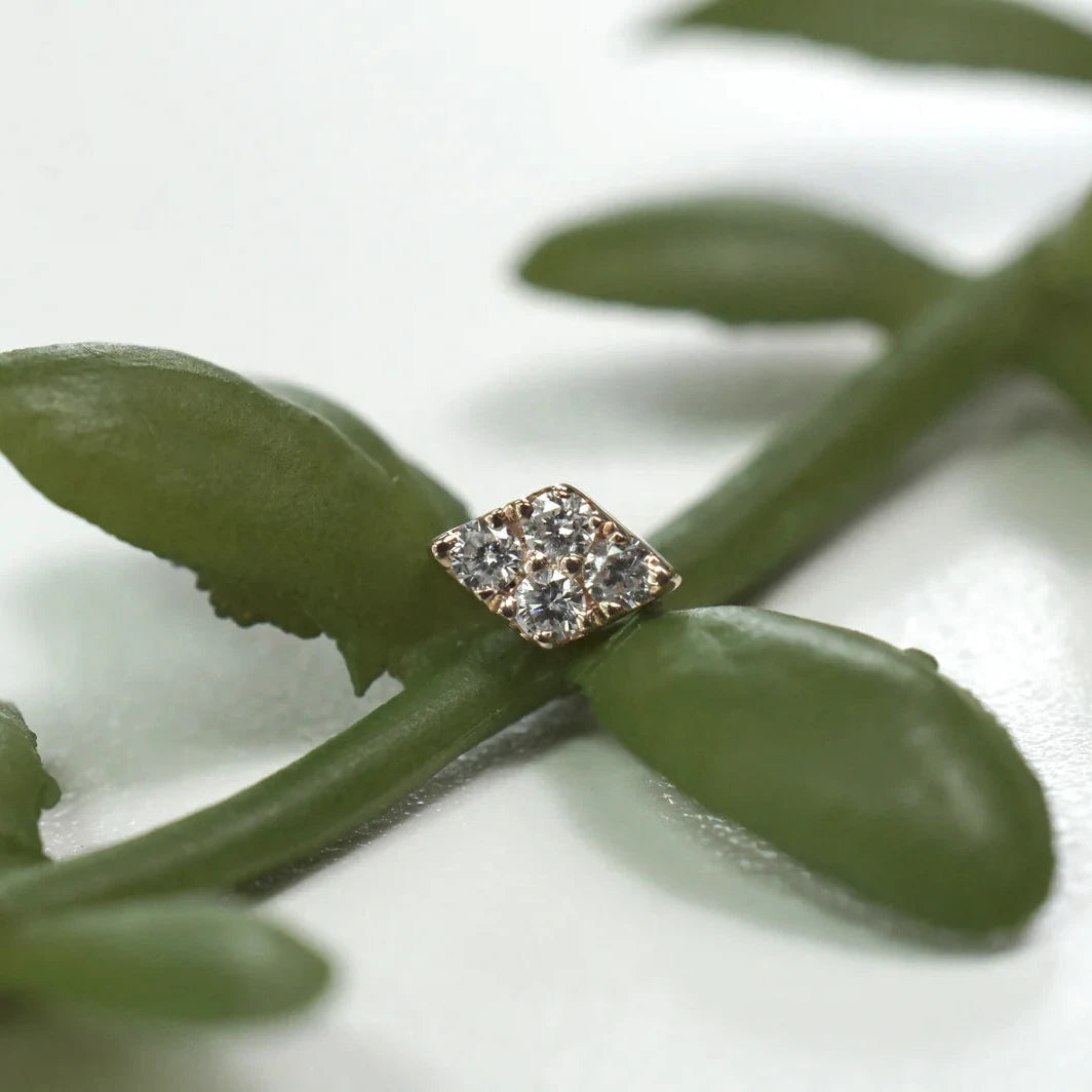 Rhombus - Diamond Pavé — Modern Mood