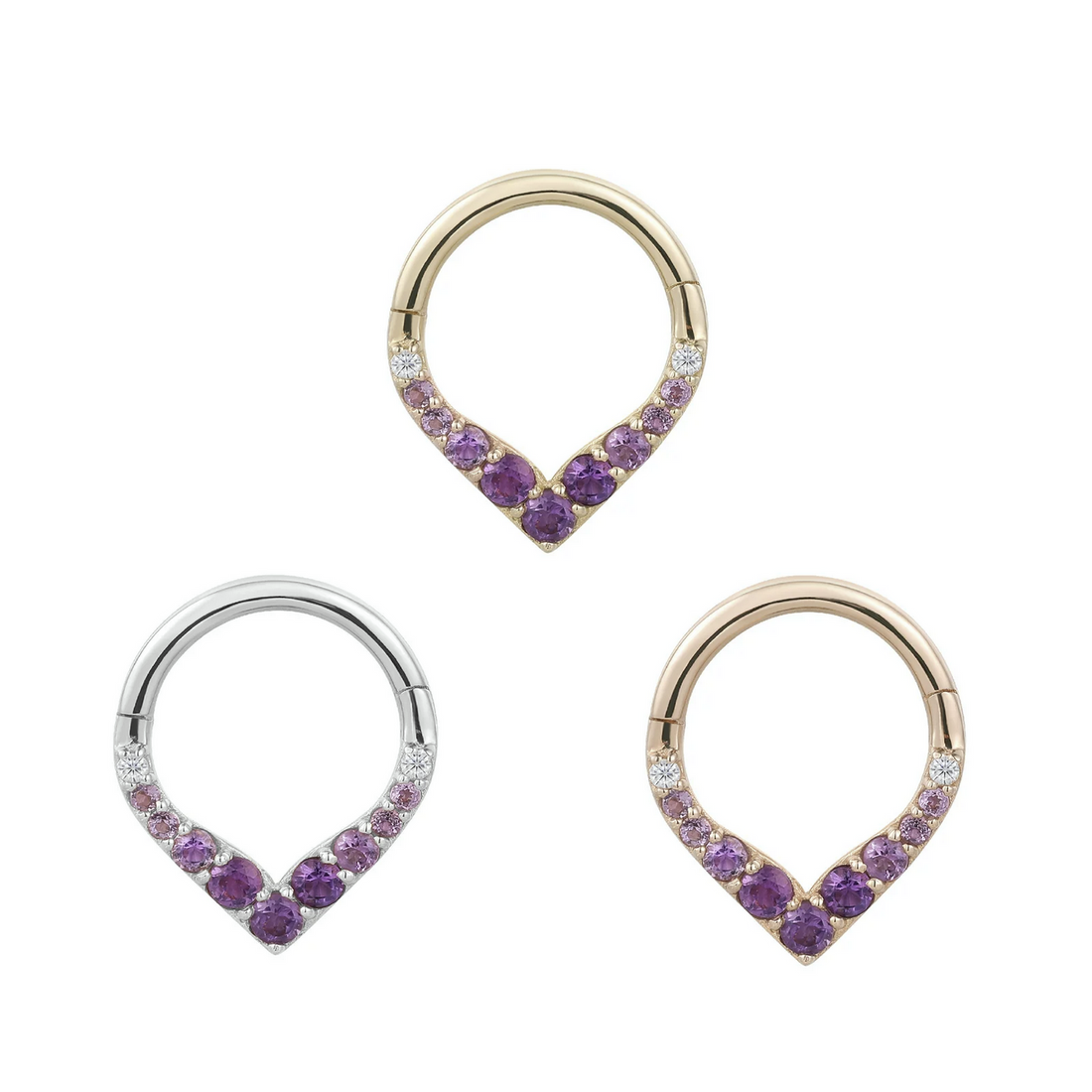 Rise + Shine Clicker with Amethyst Ombre — Buddha