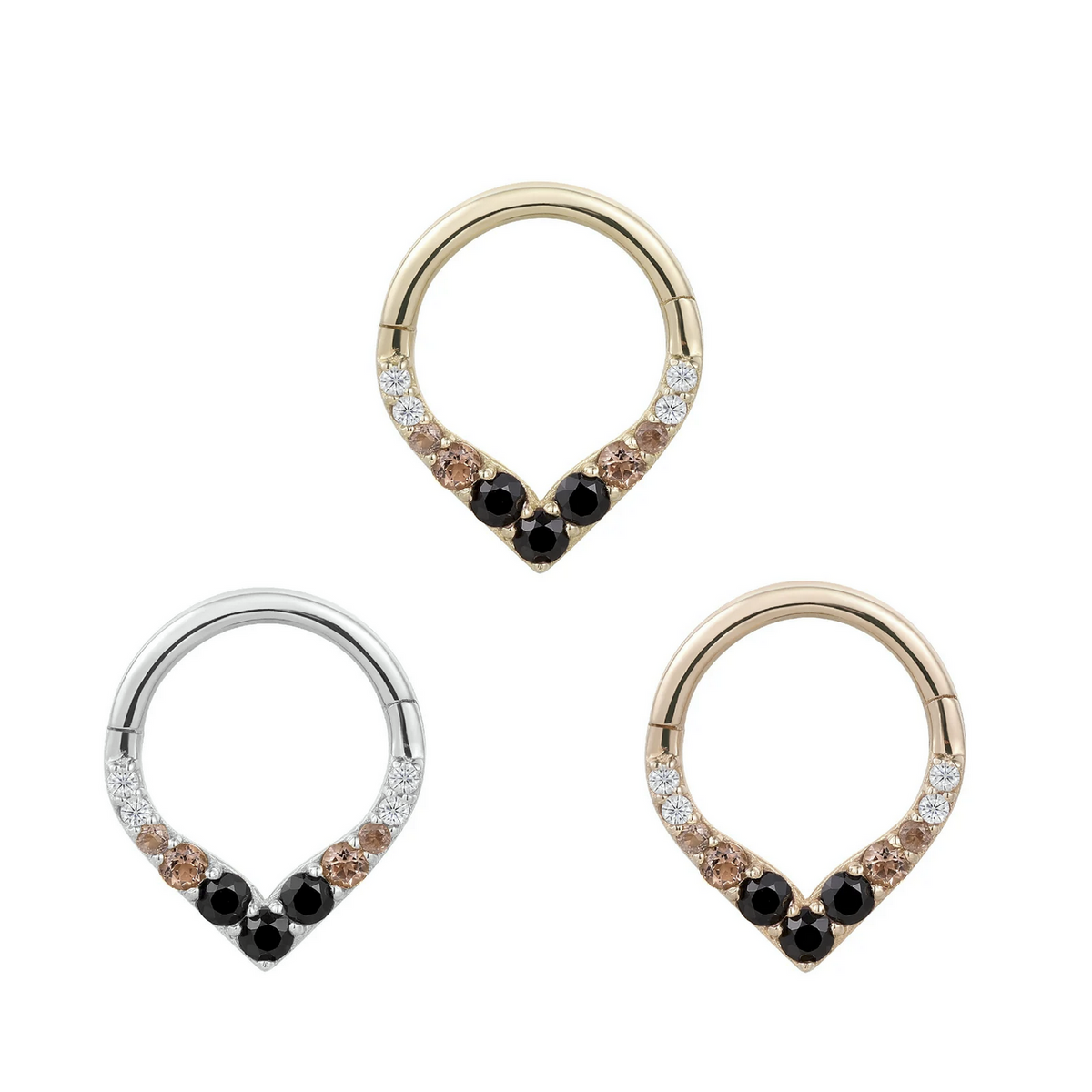 Rise + Shine with Smoky Quartz and Black Spinel Ombre — Buddha