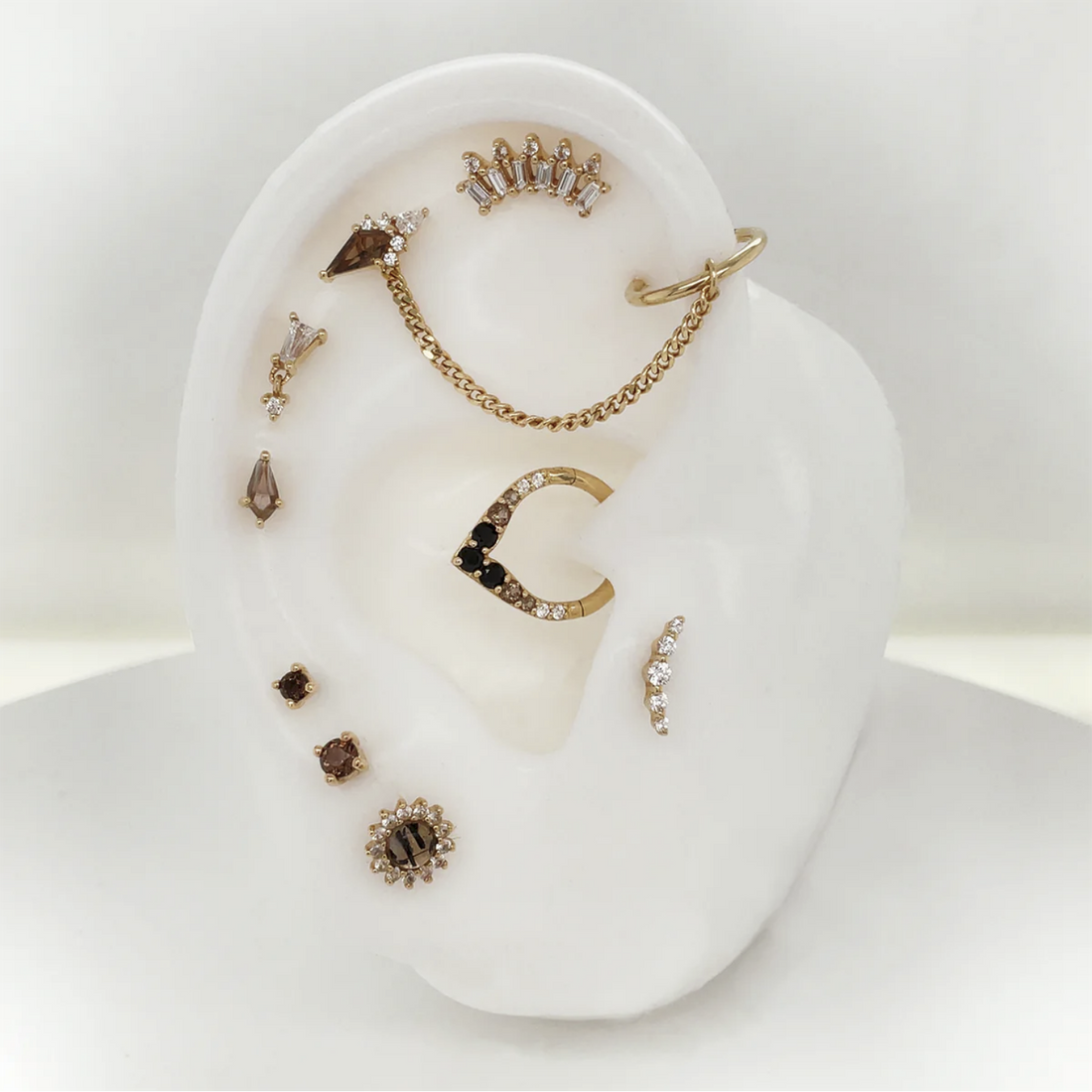 Rise + Shine with Smoky Quartz and Black Spinel Ombre — Buddha