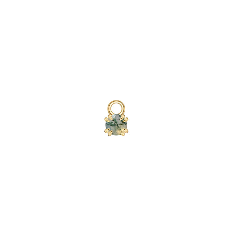 Rose Cut Gemstone Charm — Modern Mood