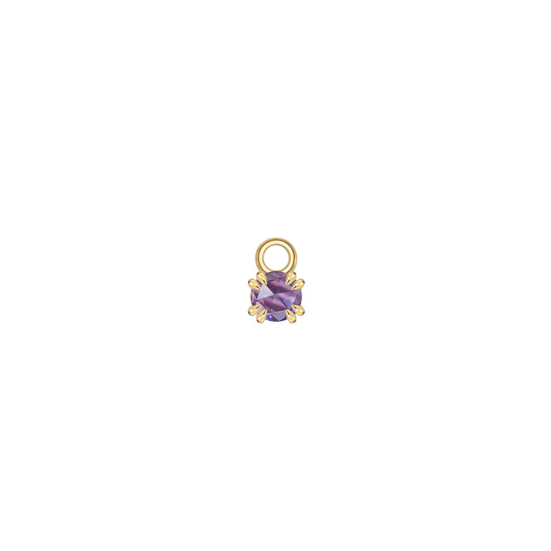 Rose Cut Gemstone Charm — Modern Mood