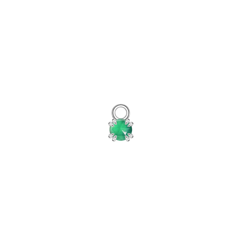 Rose Cut Gemstone Charm — Modern Mood