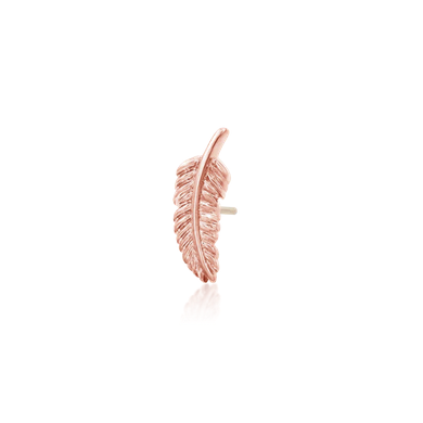 Gold Feather Quill from Junipurr Rose Gold (Vault)