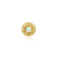 Round Double MIllgrain with Opal — Junipurr