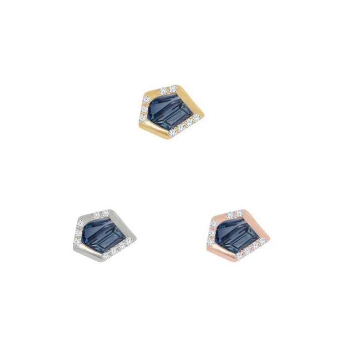 Route with London Blue Topaz — Buddha