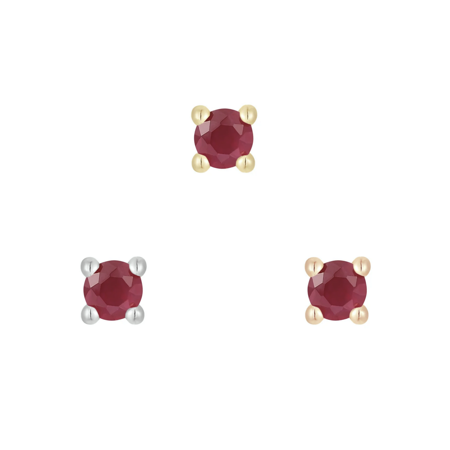 Prong Set Gem with Ruby From Buddha