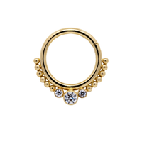 "Samaya" Hinged Ring With Diamond