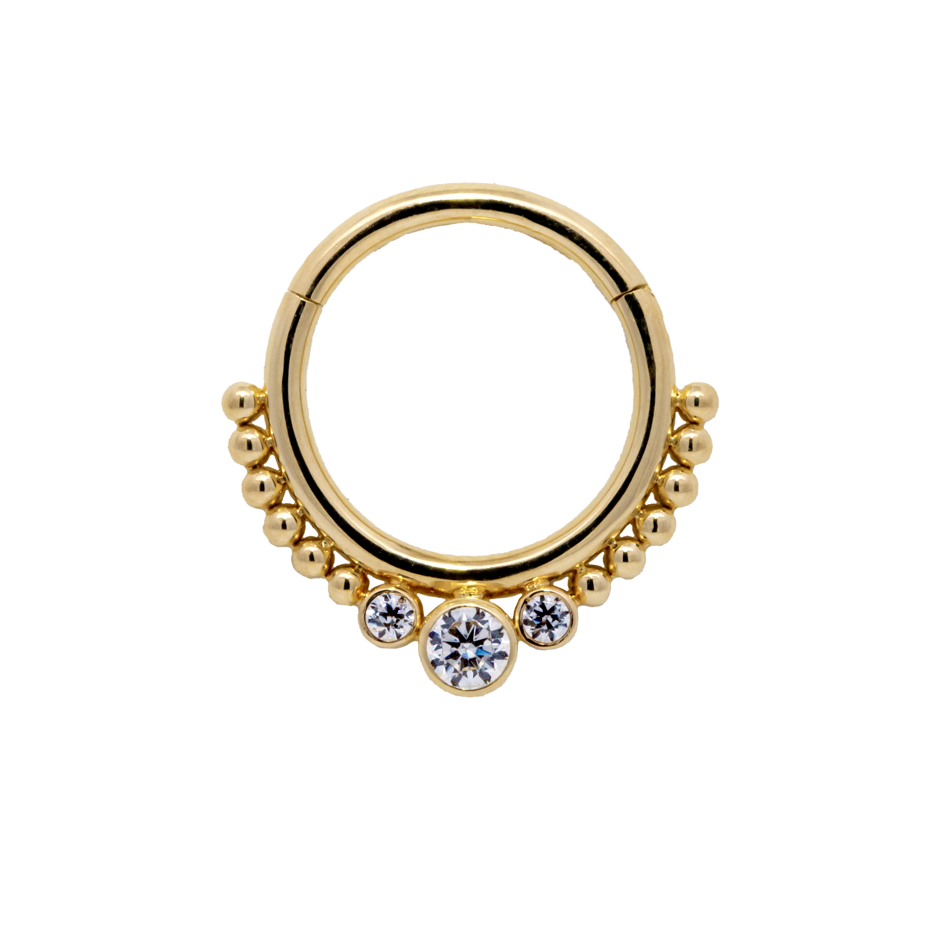 "Samaya" Hinged Ring With Diamond