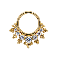"Sevil" Hinged Ring With Diamond