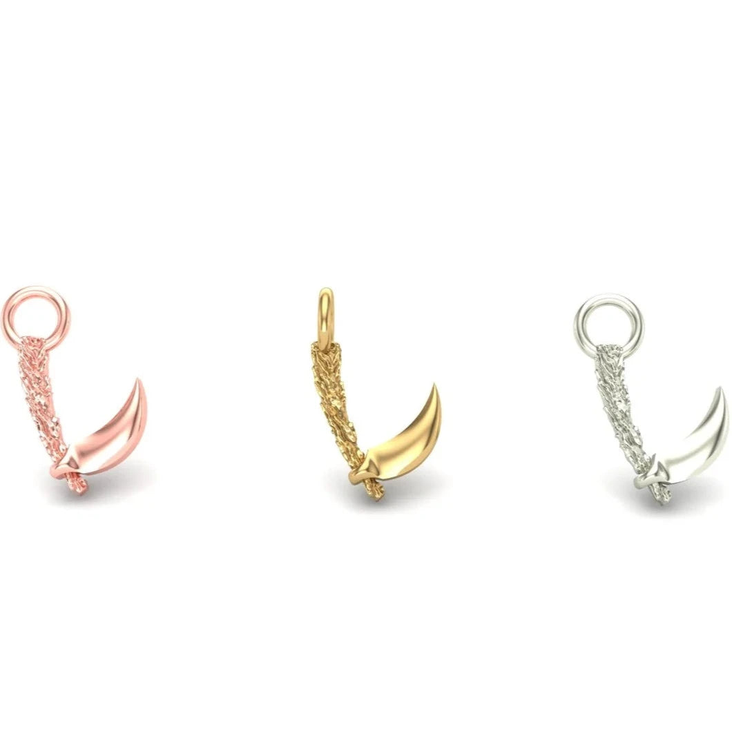 Scythe Charm from Mushroom — M.US.HROOM