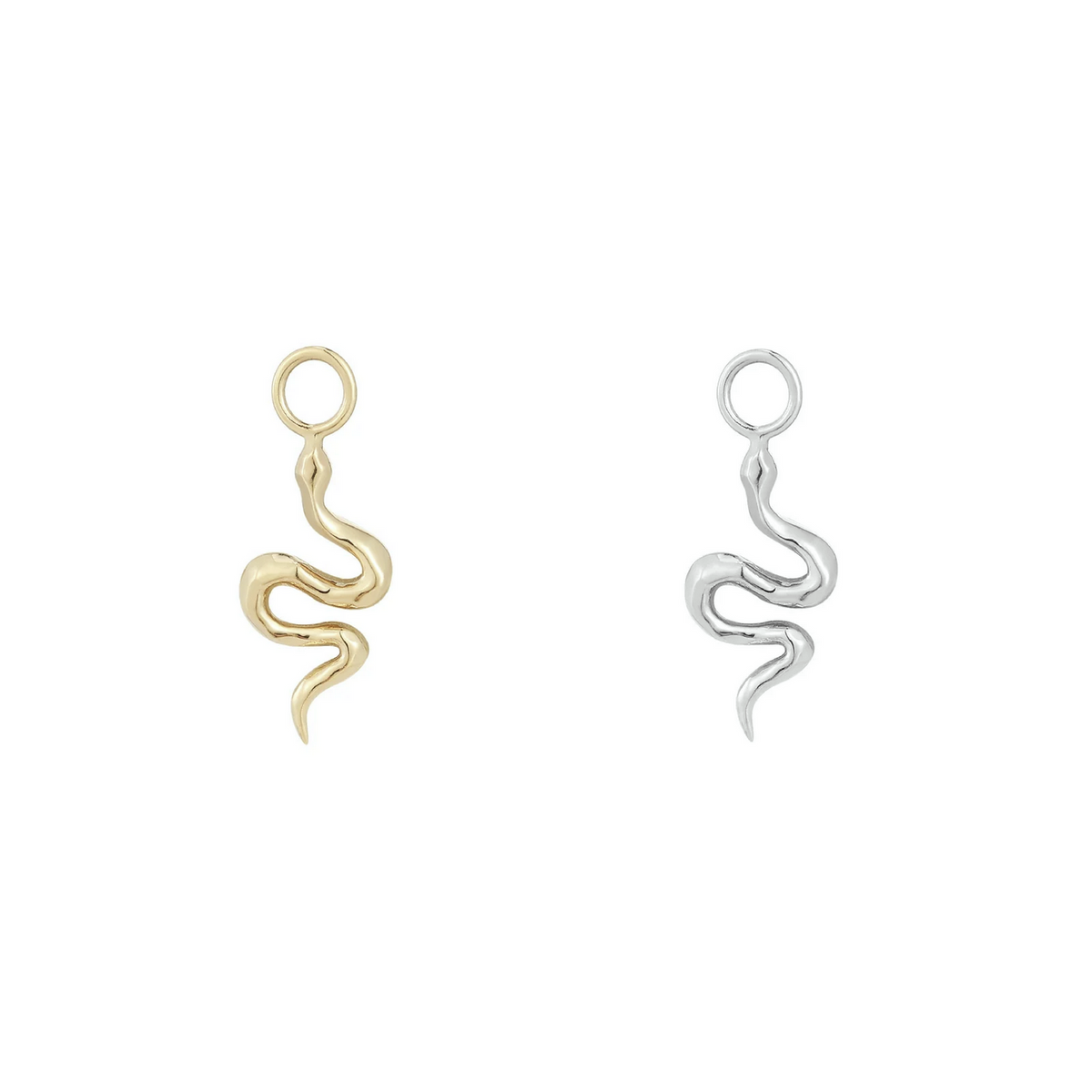 Serpent Gold Charm — Buddha