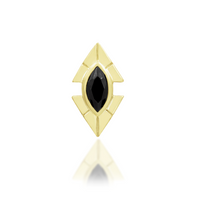 Sirena with Black CZ — Junipurr
