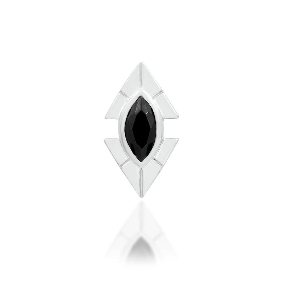 Sirena with Black CZ — Junipurr