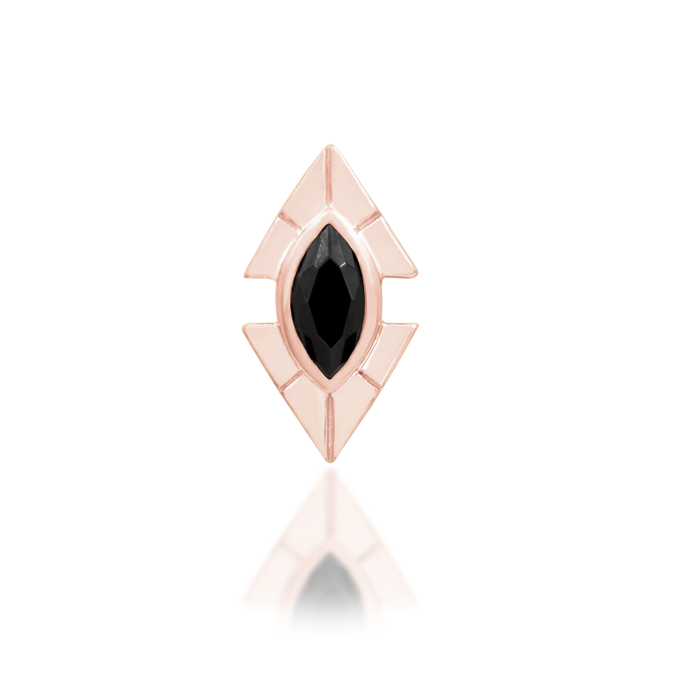 Sirena with Black CZ — Junipurr