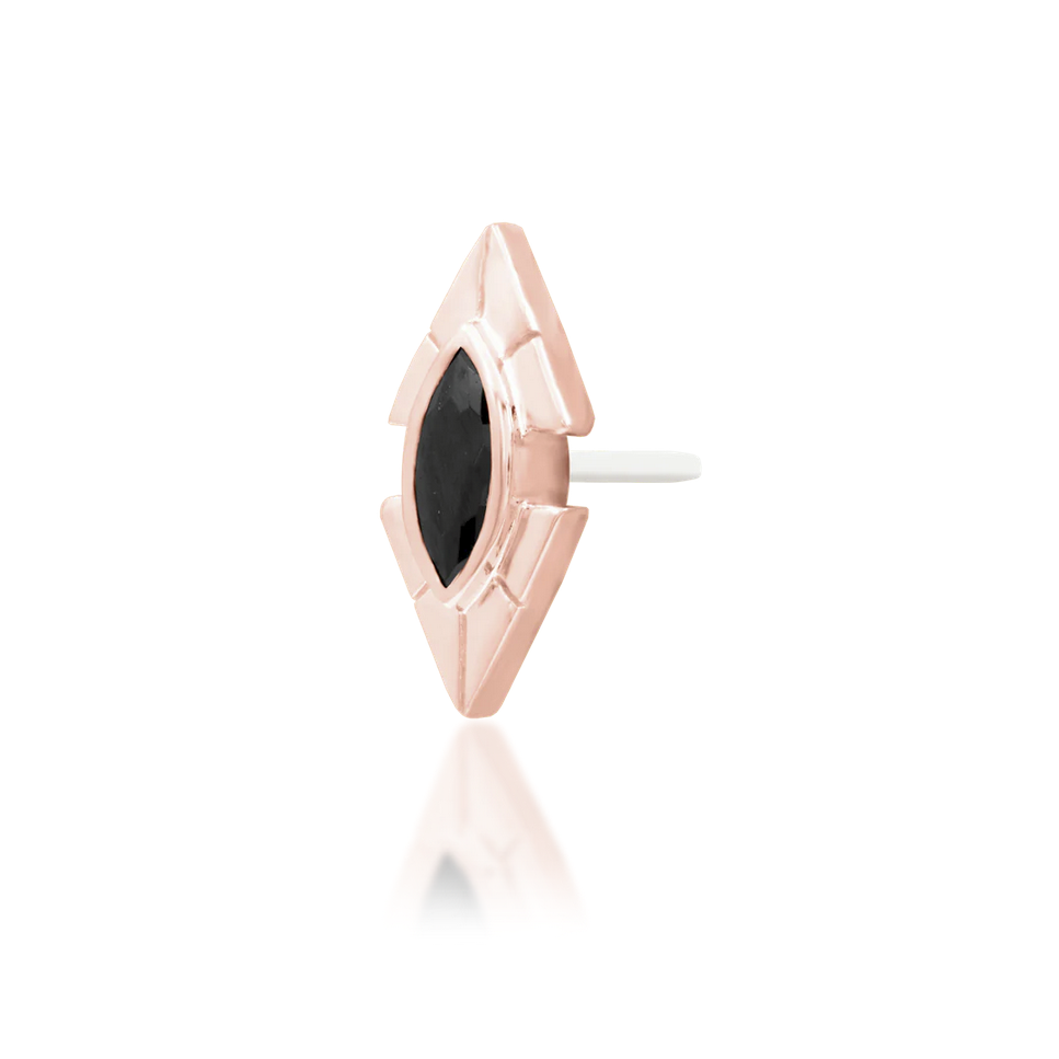 Sirena with Black CZ — Junipurr