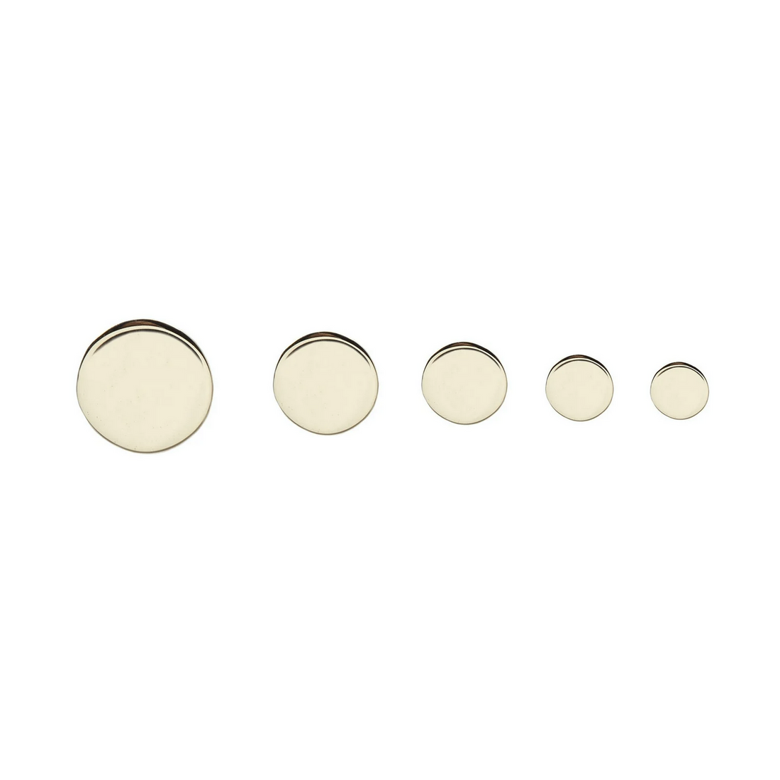 Disk with High Polish Solid Gold — Buddha