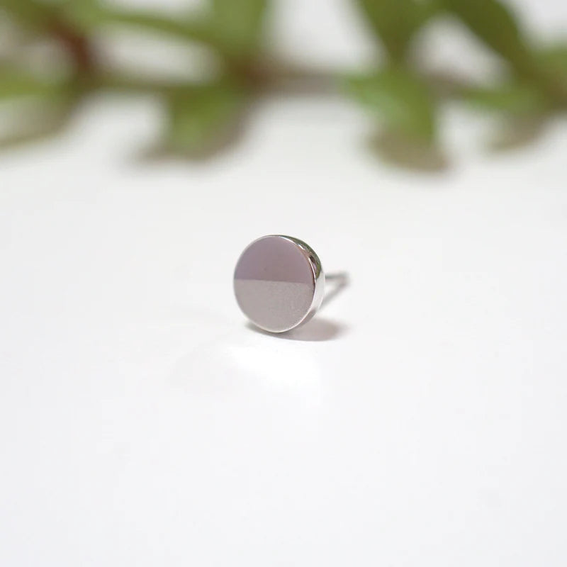 Solid Gold Flat Disc Half Matte — Modern Mood