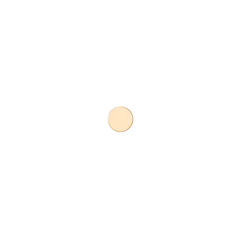 Solid Gold Flat Disc — Modern Mood