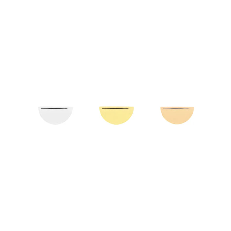Solid Gold Flat Half Circle from Modern Mood