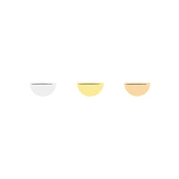 Solid Gold Flat Half Circle — Modern Mood